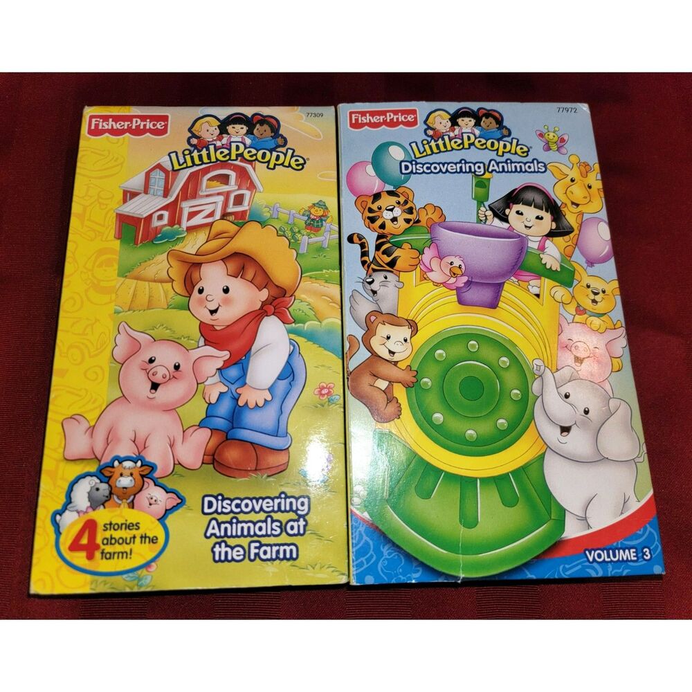 Vintage Little People Fisher Price VHS - Discovering Animals at the Farm / Vol 3